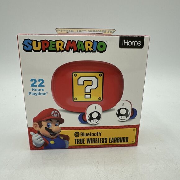 Nintendo Other - Super Mario Wireless Earbuds Bluetooth eKids Nintendo
